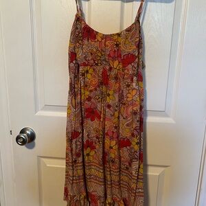 Floral Spaghetti Strap Dress